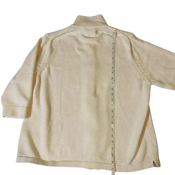 VGT FADED GLORY Authentic Jacket Sweatshirt Front Zip-up White 18W/20W - Picture 11 of 12